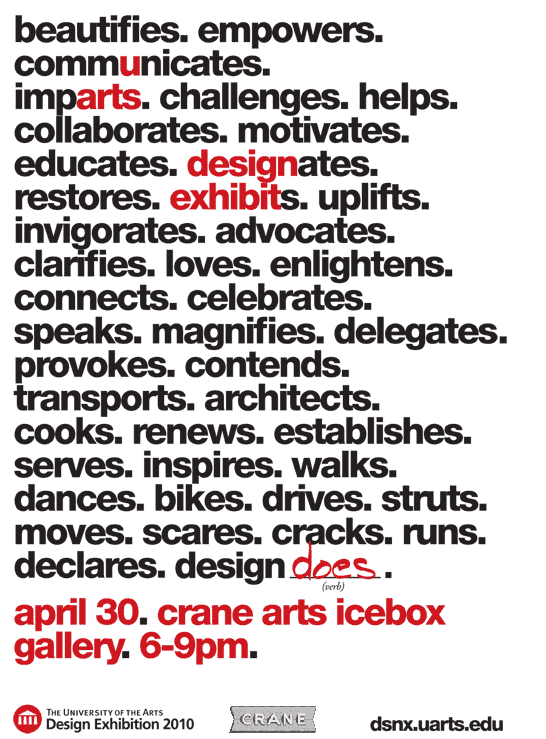 UArts 2010 Design Show Exhibit